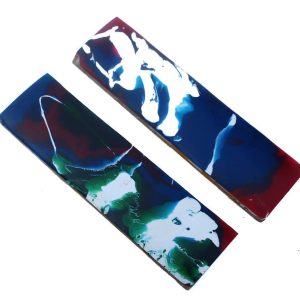 4.5"X1.5" Multicolor Resin Scales for Knife Making | DIY | R-100