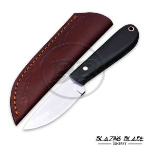 Stainless Steel Micarta Skinner Knife with Sheath | 9119