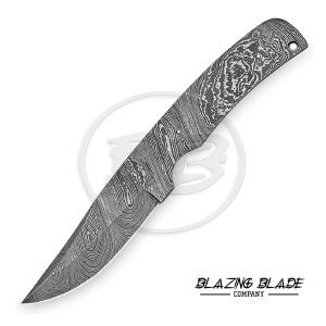 Damascus Steel Twist Pattern FULLTANG Skinner Blank Blade Knife for knife making | 1005