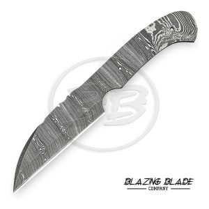 Damascus Steel Twist Pattern FULLTANG Skinner Blank Blade for knife making | 1015