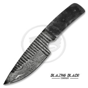 Damascus Steel Twist Pattern FULLTANG Skinner Blank Blade for knife making | 1043