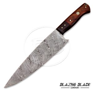 Damascus Steel Rosewood Handle Chef Knife | Kitchen Knife | 108