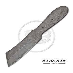 Damascus Steel Raindrops Pattern FULLTANG Hunting Blank Blade for knife making | 3442