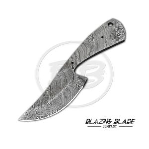 Damascus Steel Twist Pattern FULLTANG Skinner Blank Blade for knife making | 4363