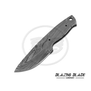 Damascus Steel Twist Pattern FULLTANG Skinner Blank Blade for knife making | 4384