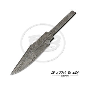 Damascus Steel Twist Pattern RAT-TAIL Skinner Blank Blade for knife making | 4842