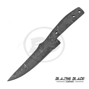 Damascus Steel Twist Pattern FULLTANG Blank Blade Knife for knife making | 9186