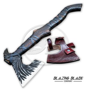 High Carbon Steel Ash Wood Handle Gold Digger Tomahawk Axe with Sheath | 5019