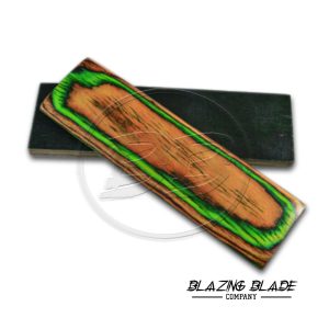 4.5"X1.5" Brown & Parrot Hardwood Scales for Knife Making | DIY | 3044