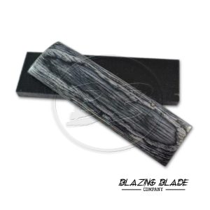 4.5"X1.5" Black Color Hardwood Scales for Knife Making | DIY | 3050