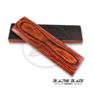 4.5"X1.5" Orange Color Hardwood Scales for Knife Making | DIY | 3052