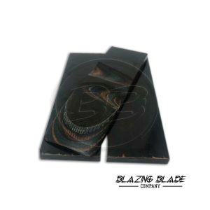 4.5"X1.5" Black Color Hardwood Scales for Knife Making | DIY | 3053