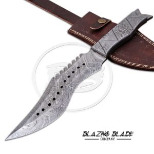 Damascus Steel Handle Kukri Knife with Sheath | 3076