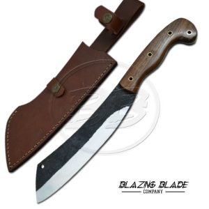 High Carbon Steel Rosewood Handle Chopper Knife with Sheath | 3081