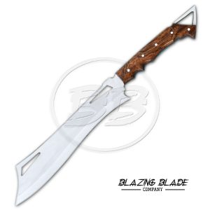 High Carbon Steel Rosewood Handle Sheep foot Machete Knife with Sheath | 3084