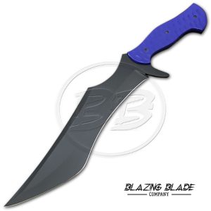 High Carbon Steel Powder Coated Resin Handle Bowie Knife with Sheath | 3086