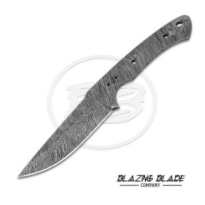 Damascus Steel Firestorm Pattern FULLTANG Blank Blade for knife making | 3100