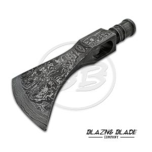 Damascus Steel Tomahawk Smoke Axe Head | 3108