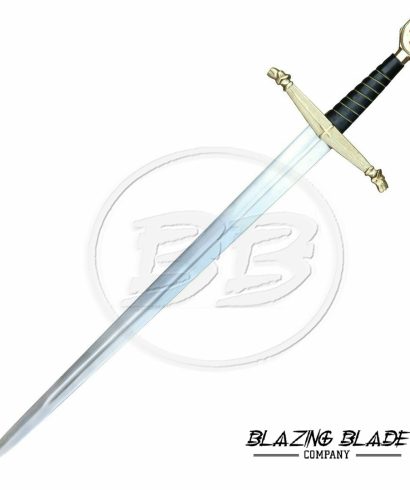 High Carbon Steel Leather Grip Handle Medieval Sword with Sheath | 3128