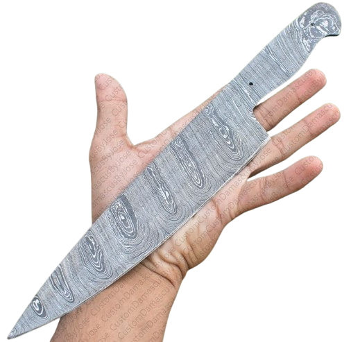 Damascus Chef Blank blade - 8528